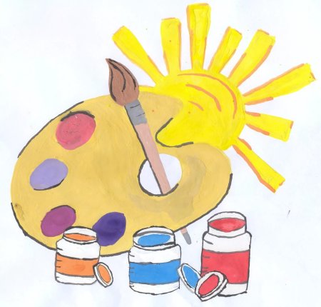 Рисование с детьми на тему палитра