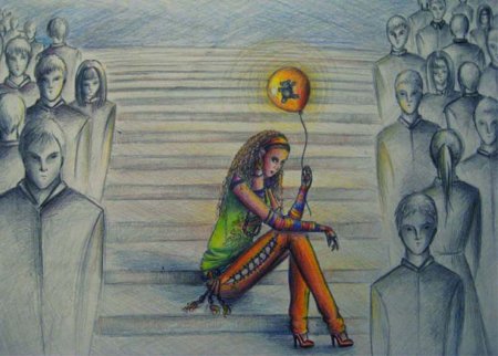 Рисунок на тему инвалиды