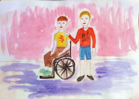 Рисунок на тему помоги ближнему