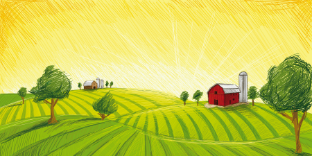 Рисунок на тему сельское хозяйство