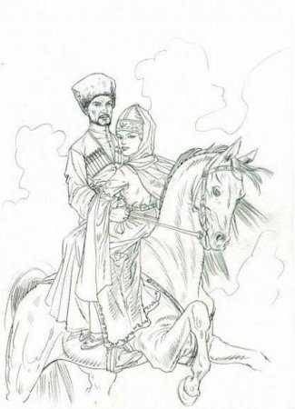 Герои нартского эпоса адыгов