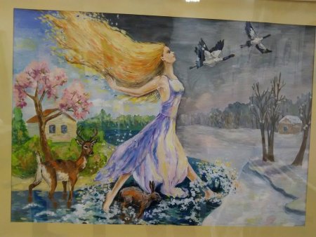 Праздник весны рисунок