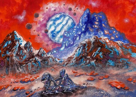 Космос картины художников