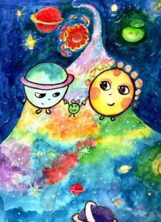 Рисунок на тему космос