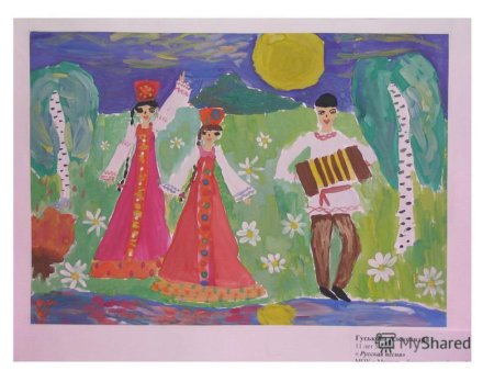 Народные праздники изо