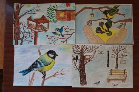 Рисунок пернатые соседи