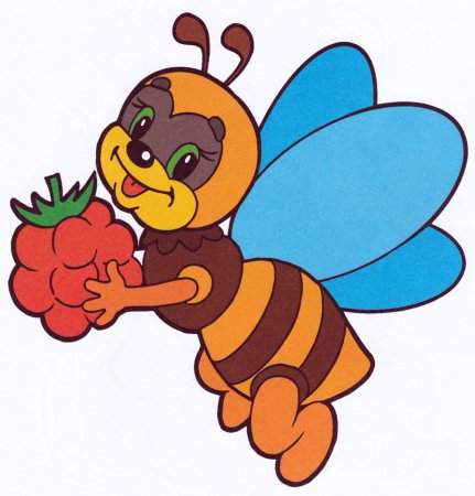 Пчелка раскраска