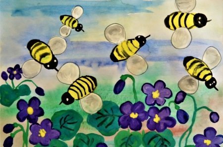 Рисование с детьми на тему насекомые