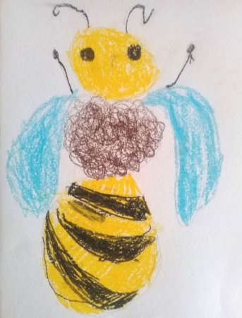 Рисование пчелки