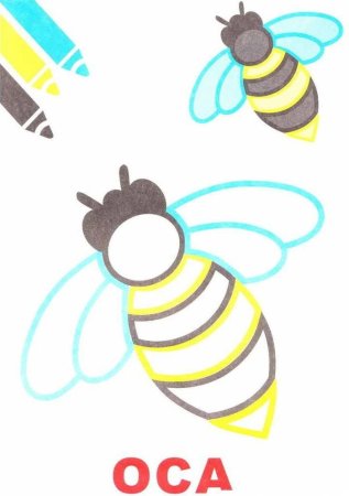 Рисование пчелки