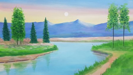 Пейзаж рисунок