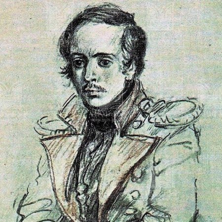 Михаил Юрьевич Лермонтов задумчивый