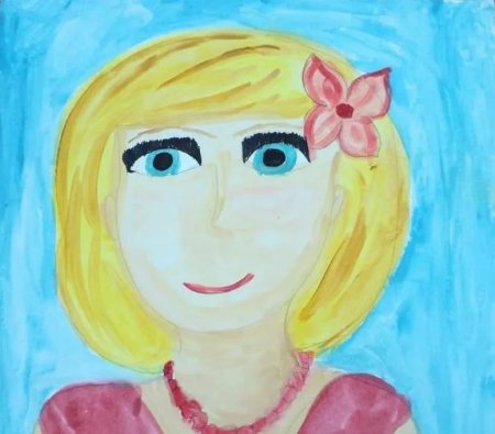 Портрет мамы рисунок