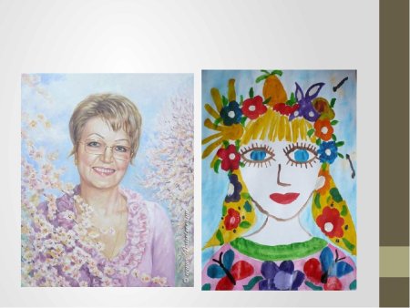 Портрет мамы детский