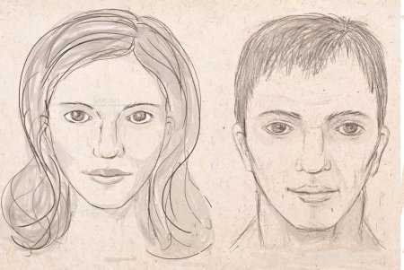 Портрет бабушки для детей