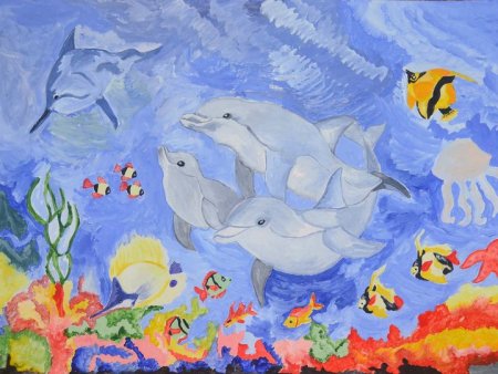 Подводный мир рисунок