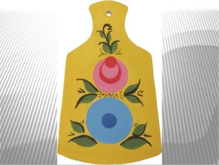 Разделочная доска Городецкая роспись 1кл