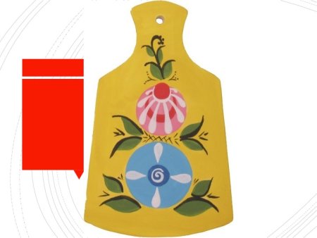 Разделочная доска Городецкая роспись 1кл