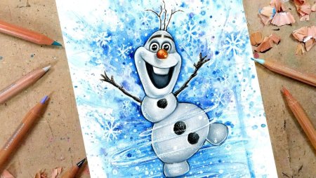 Олаф рисовать