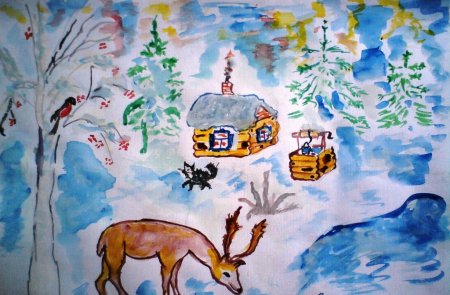 Конкурс рисунков красавица зима