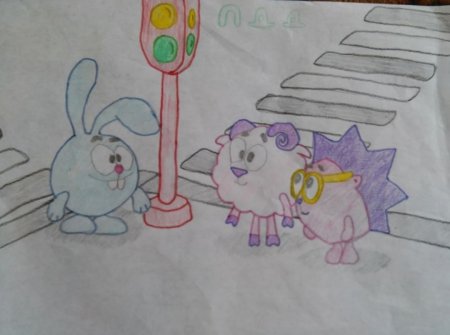 Рисование по правилам дорожного движения