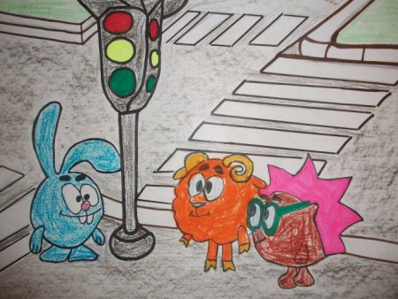 ПДД глазами детей Смешарики