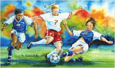 Рисунки на футбольную тематику