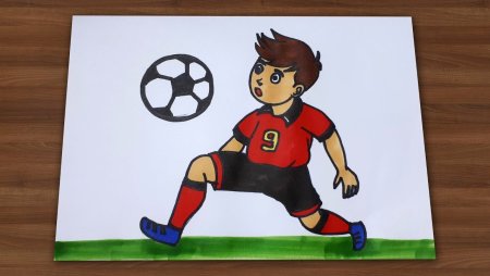 Рисунок на тему футбол