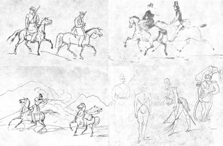 Лермонтов кавказский пленник рисунки