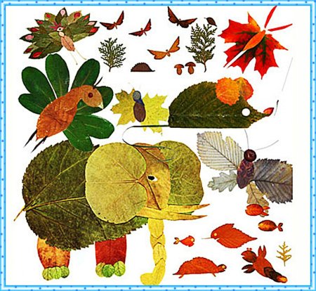 Гербарий из листьев