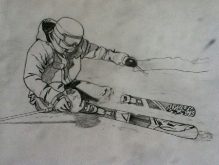 Раскраски зимние виды спорта