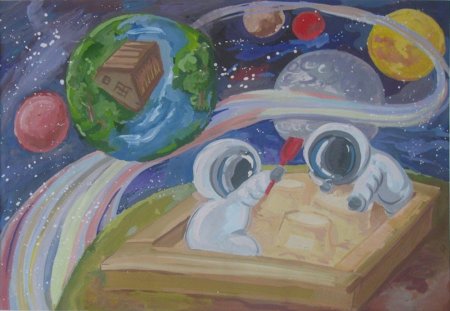 Космос рисунок