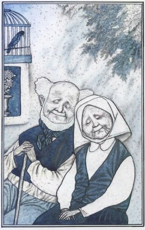 Рисунок на тему старость