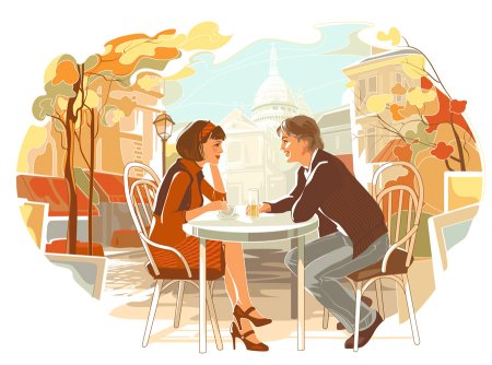 Свидание иллюстрация