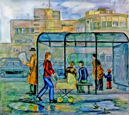 Композиция на тему город