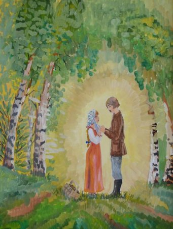 Пушкин барышня крестьянка иллюстрации