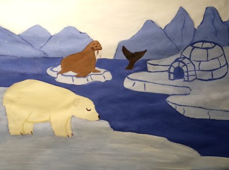 Рисунок на тему Арктика