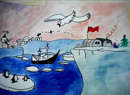 Легкие рисунки Арктики