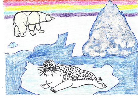 Арктика рисунок