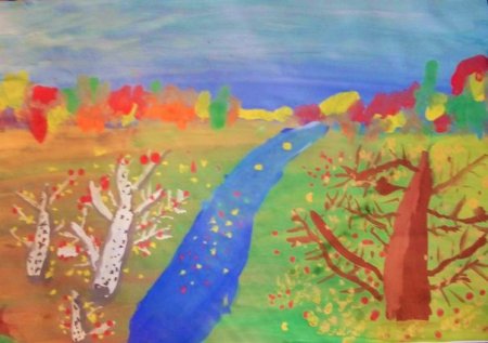 Иллюстрация к пьесе Весна и осень