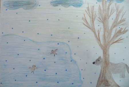 Рисунки про осень для школьников