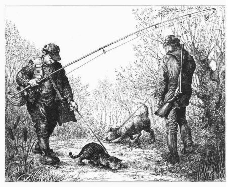 Графика на тему охоты