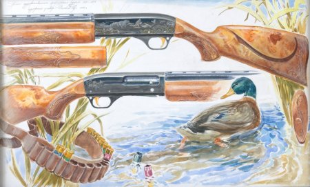 Пирография охота Лось