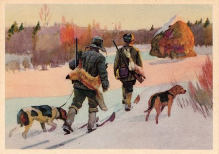 Картины на тему охоты