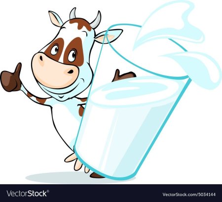 Корова с ведром