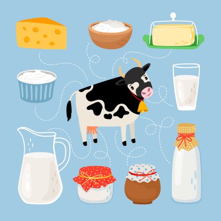 Корова с ведром