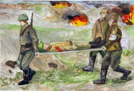 Рисунок на тему война