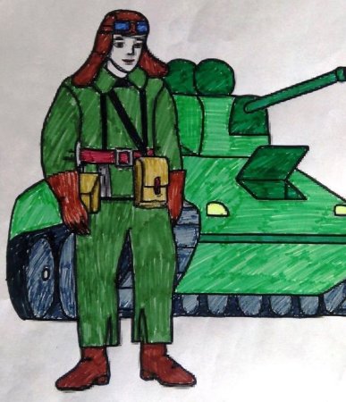 Рисунки на военную тематику для детей