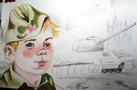 Рисунок на тему Отечественная война