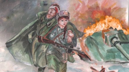 Дети войны рисунки